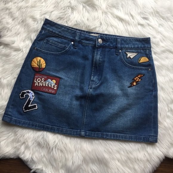 PacSun denim skirt (687) 🪺 - Picture 2 of 6